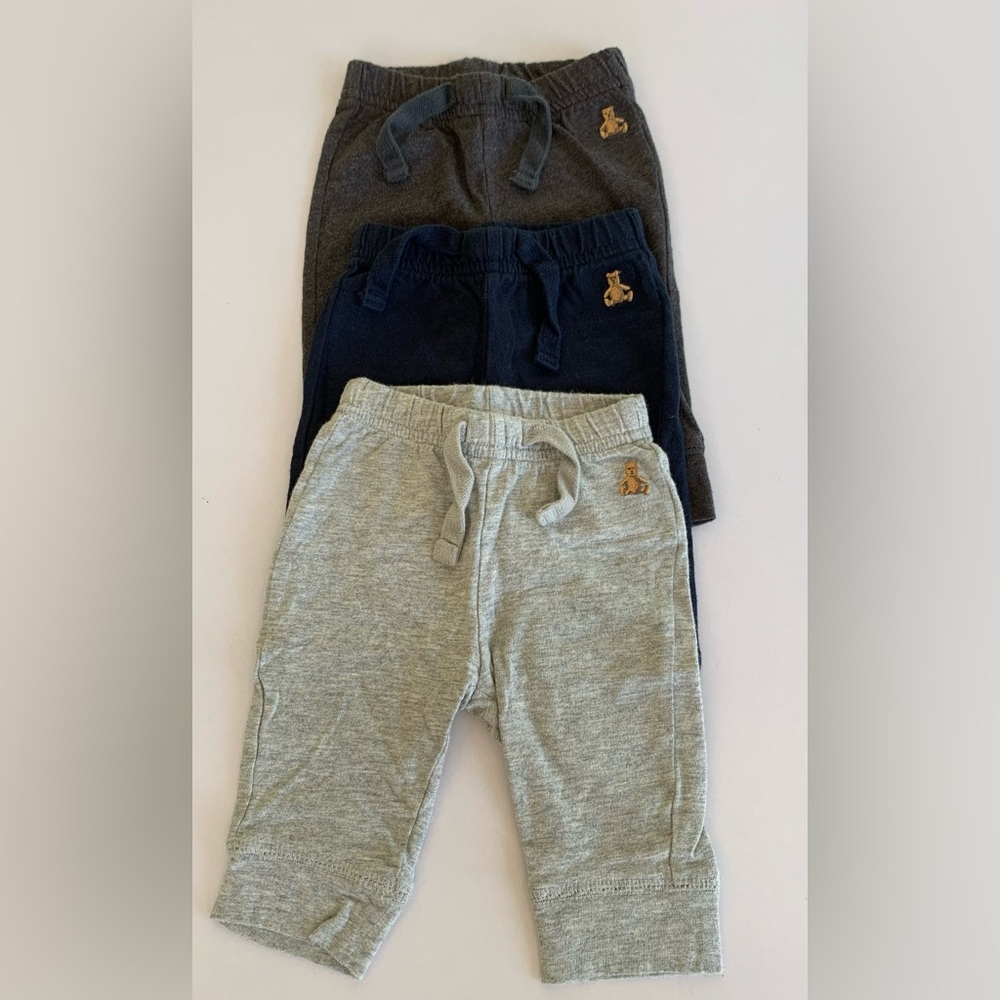 GAP Gray and Blue Sweatpants & Joggers Soft Cotton Blend